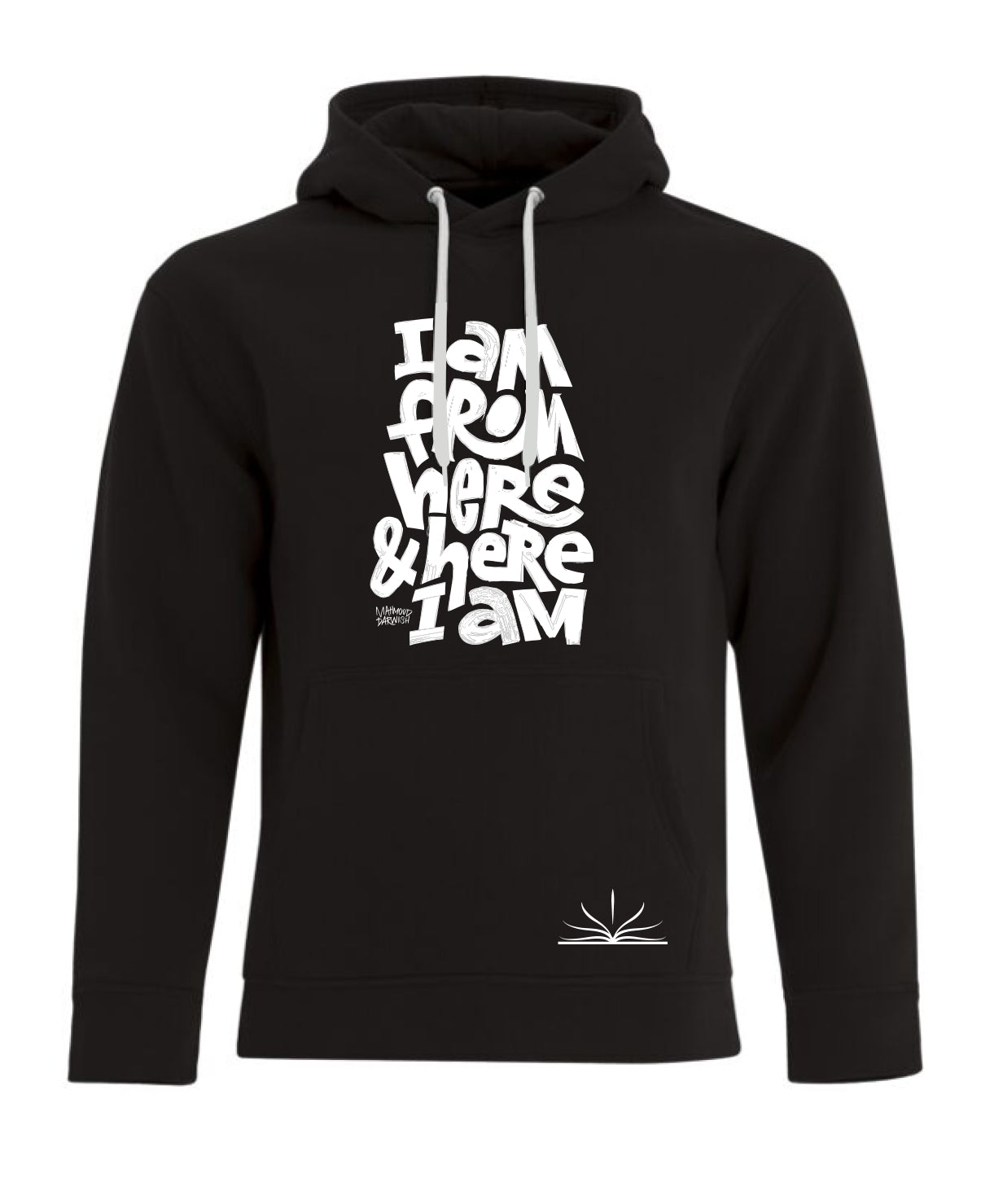Exist to Resist Unisex Adult Hoodie - Mahmoud Darwish - Edmonton Islamic Academy