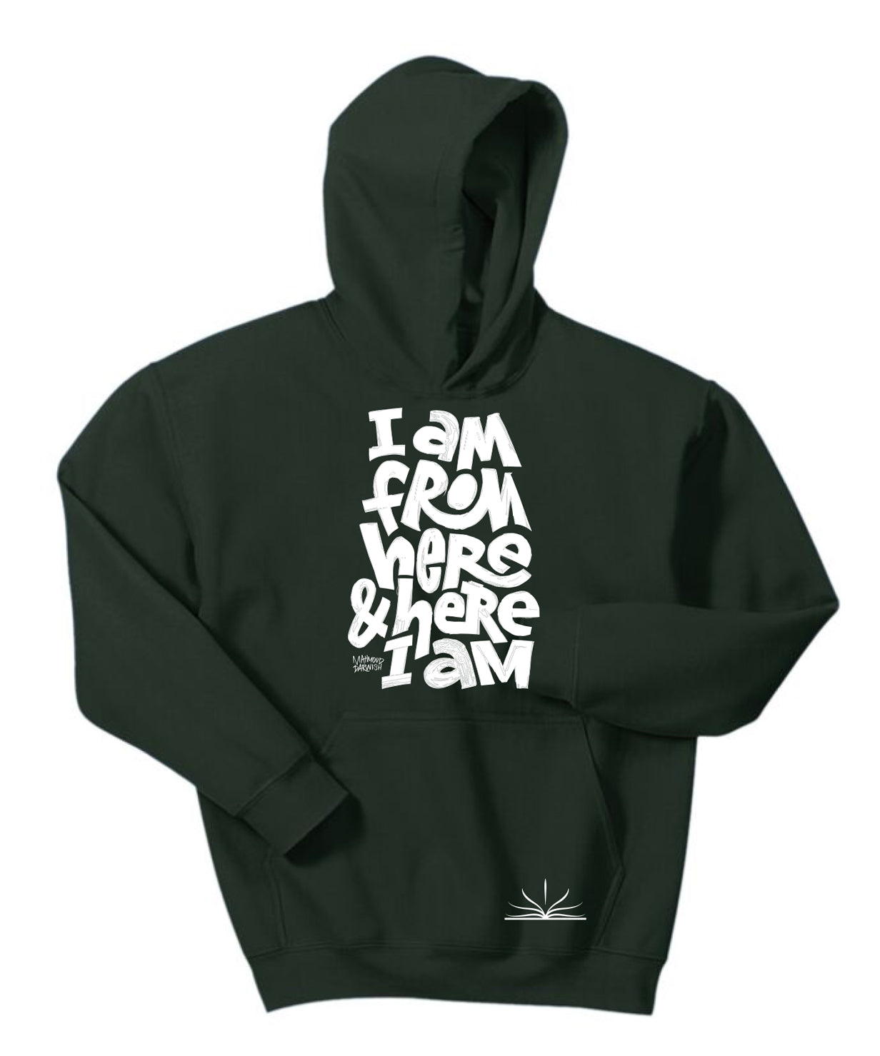 Exist to Resist Unisex Youth Hoodie - Mahmoud Darwish - Edmonton Islamic Academy